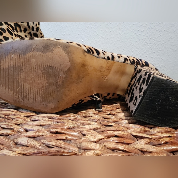 Halogen Leopard Fur Booties - Picture 3 of 8
